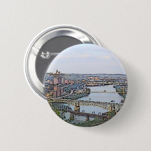 Meine Stadt Button (Vorne & Hinten)