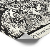 Meine Stadt wurde durch Feuer ins Meer getrieben. Poster (Ecke)