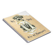 Meine Standard Schnauzer Ate meine Hausaufgaben Notizblock (Rechte Seite)