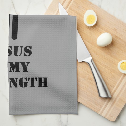 Meine Stärke Handtuch (Viertel Falte)