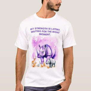 Meine Stärke ist latent, gewartet für den richtige T-Shirt