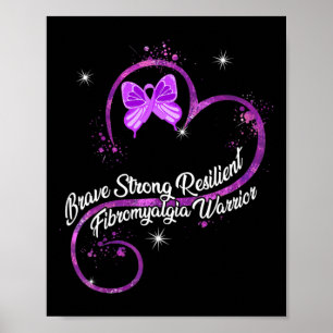 Meine starke Widerstandskraft gegen Fibromyalgie K Poster