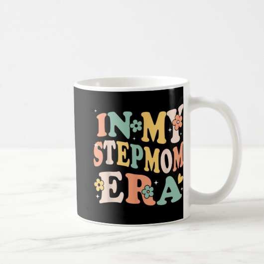 Meine Stepmutter Era Funny Sarcastic Groovy Retro Kaffeetasse (Rechts)