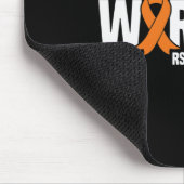 Meine Stepmutter ist ein kriegerischer Orange Ribb Mousepad (Ecke)