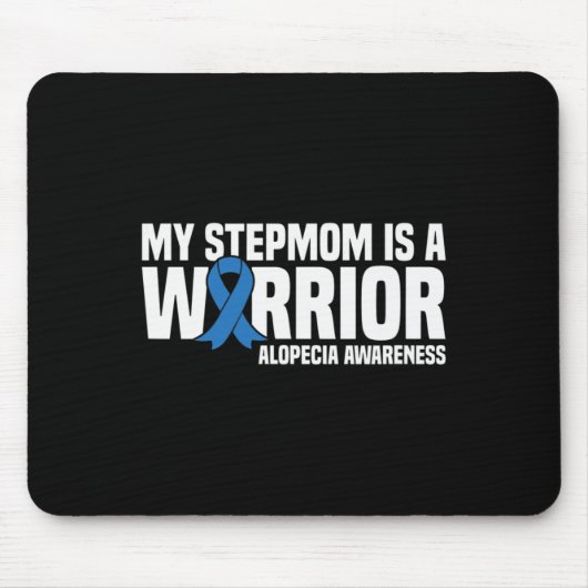 Meine Stepmutter ist ein Warrior Blue Ribbon Alope Mousepad (Vorne)