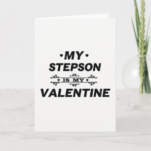 Meine Stiefsohn Mein Valentinskarte Karte