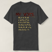 Meine Stimme in Großbritannien T-Shirt (Design vorne)