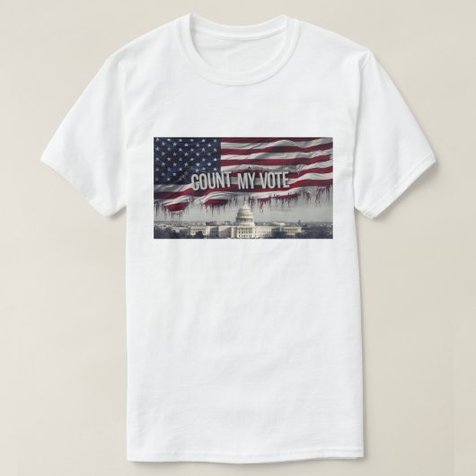 MEINE STIMME - T - Shirt der Männer (Design vorne)