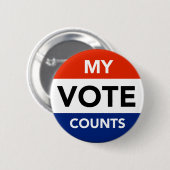 Meine Stimme zählt Button (Vorne & Hinten)