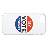 Meine Stimme zählt Case-Mate iPhone Hülle (Rückseite (Horizontal))