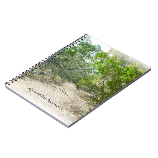 Meine Straße weniger reiste Trail Art Custom Noteb Notizblock (Linke Seite)