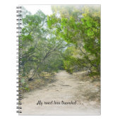 Meine Straße weniger reiste Trail Art Custom Noteb Notizblock (Vorderseite)