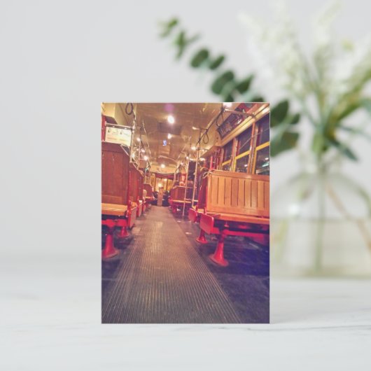 Meine Straßenbahn, New Orleans Postkarte (Stehend Vorderseite)