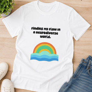 Meine Strömung Finden Neurodiverse Welt Ausrichtun T-Shirt