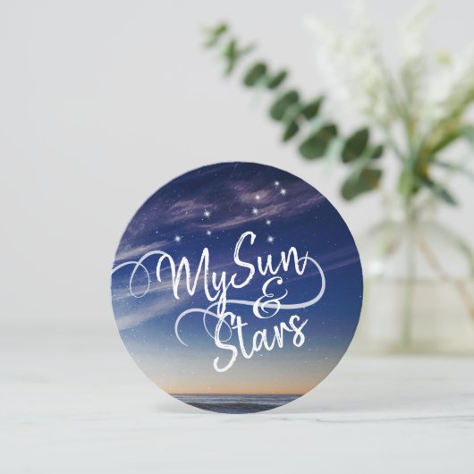 Meine Sun & Stars Karten (Stehend Vorderseite)