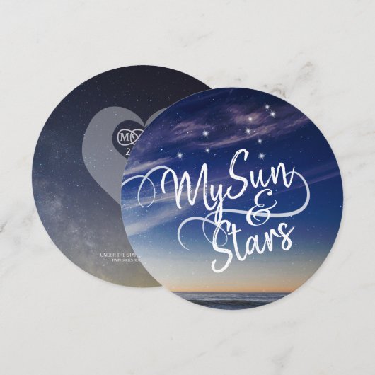 Meine Sun & Stars Karten (Vorne/Hinten)