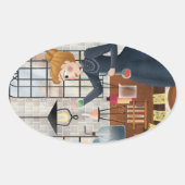 Meine Super Science Stickers - Marie Curie (Vorderseite)