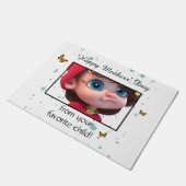 Meine superCoole Mama Fußmatte (Schrägansicht)