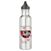 Meine supercoole Mutter Edelstahlflasche (Links)