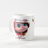 Meine supercoole Mutter Kaffeetasse (Vorderseite Links)