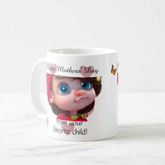 Meine supercoole Mutter Kaffeetasse (Vorderseite Links)