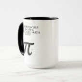 Meine Superkraft: komplizierte Mathematik einfach Tasse (Vorderseite Links)