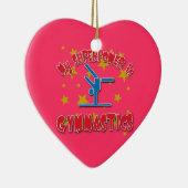 Meine Supermacht ist Gymnastik Keramik Ornament (Rechts)