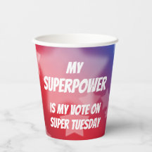 Meine Supermacht ist meine Stimme für die Super-Di