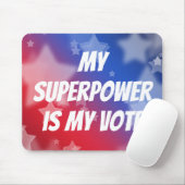 Meine Supermacht ist meine Stimme Mousepad (Mit Mouse)