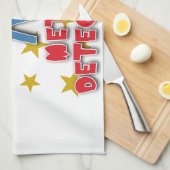 Meine Supermacht ist Metallentdeckung Geschirrtuch (Viertel Falte)