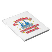 Meine Supermacht ist synchronisiertes Schwimmen Notizblock (angewinkelt)