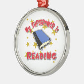 Meine Supermacht liest Ornament Aus Metall (Links)