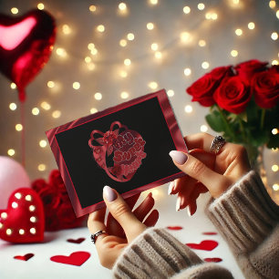 Meine süße Herz Red Shiny Valentine Postkarte