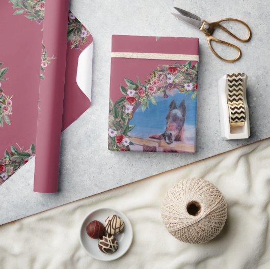 meine süße jamie blumen Geschenkpapier (Kunsthandwerk)