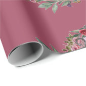 meine süße jamie blumen Geschenkpapier (Rolleneckpunkt)