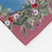 meine süße jamie blumen Geschenkpapier Fleecedecke (Ecke)