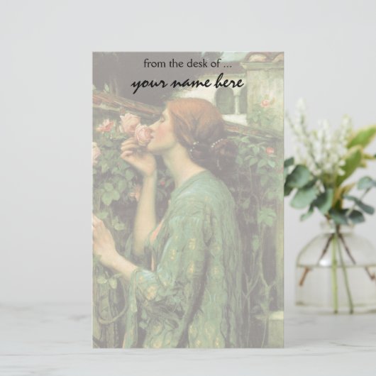 Meine süße Rose oder Soul der Rose durch Briefpapier (Stehend Vorderseite)