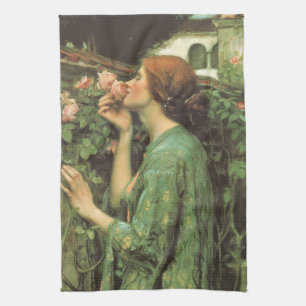 Meine süße Rose, oder Soul der Rose von Waterhouse Geschirrtuch
