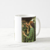 Meine süße Rose, oder Soul der Rose von Waterhouse Kaffeetasse (VorderseiteRechts)