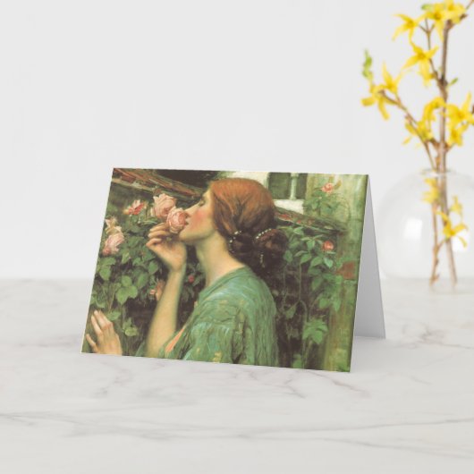 Meine süße Rose, oder Soul der Rose von Waterhouse Karte (Gelbe Blume)