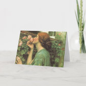 Meine süße Rose, oder Soul der Rose von Waterhouse Karte (Vorderseite)