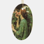 Meine süße Rose, oder Soul der Rose von Waterhouse Keramikornament (Rechts)
