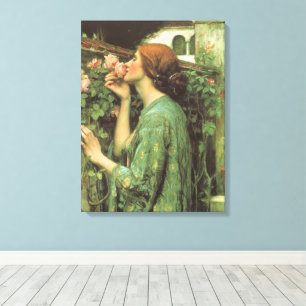 Meine süße Rose, oder Soul der Rose von Waterhouse Leinwanddruck