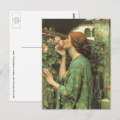 Meine süße Rose, oder Soul der Rose von Waterhouse Postkarte (Vorne/Hinten)
