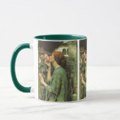 Meine süße Rose, oder Soul der Rose von Waterhouse Tasse (Links)