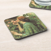 Meine süße Rose, oder Soul der Rose von Waterhouse Untersetzer (Linke Seite)