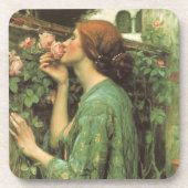 Meine süße Rose, oder Soul der Rose von Waterhouse Untersetzer (Vorderseite)