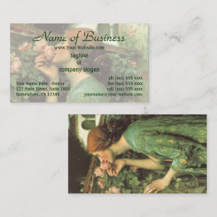 Meine süße Rose (Seele der Rose) von Waterhouse Visitenkarte