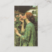 Meine süße Rose (Soul der Rose) von Waterhouse Visitenkarte (Rückseite)