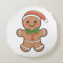 Meine süße Weihnachtszeit Rundes Kissen